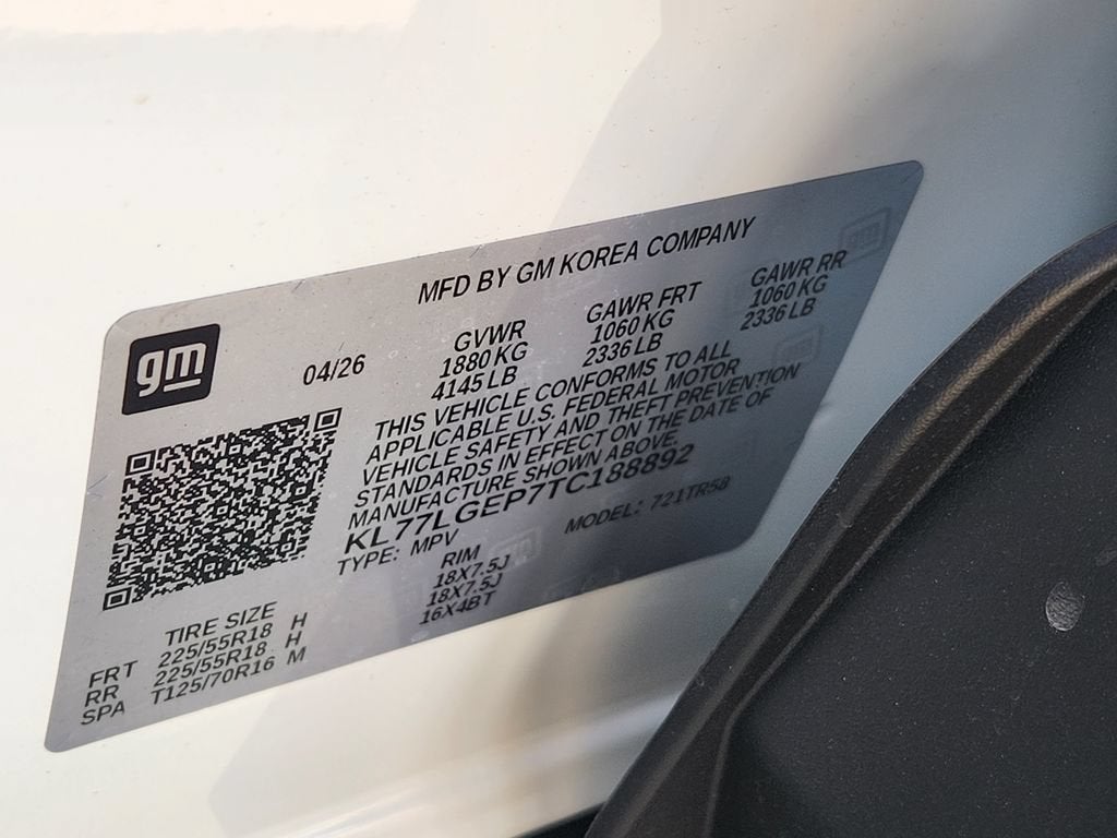2026 Chevrolet Trax 1RS