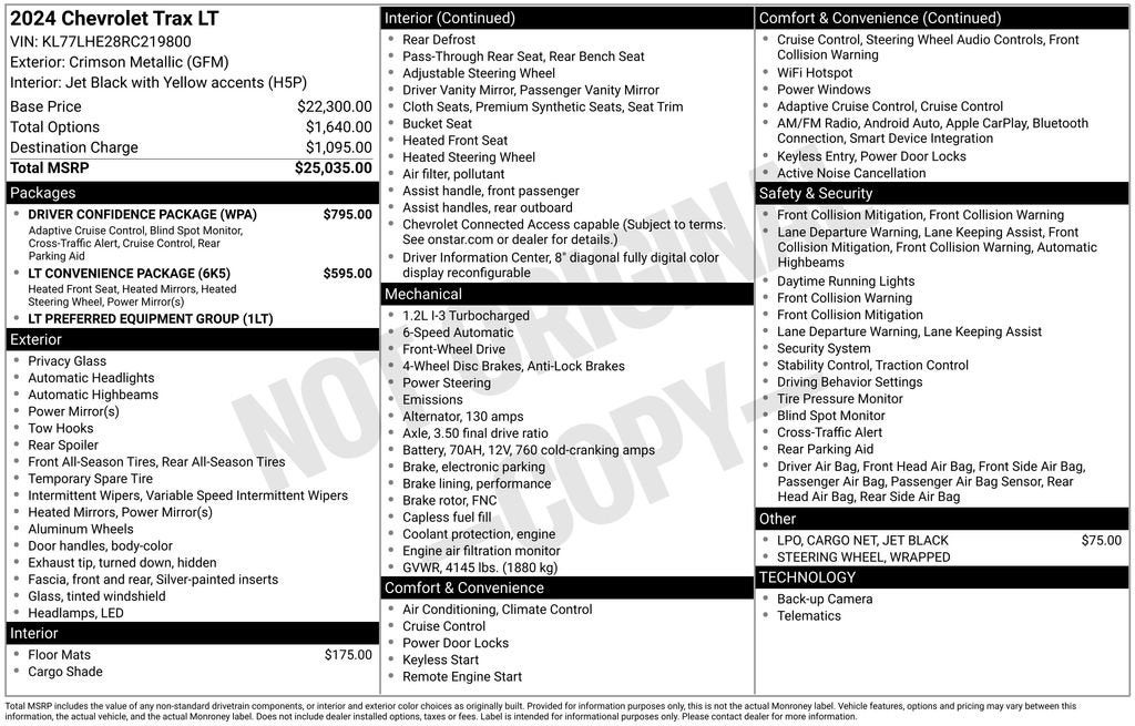 2024 Chevrolet Trax LT