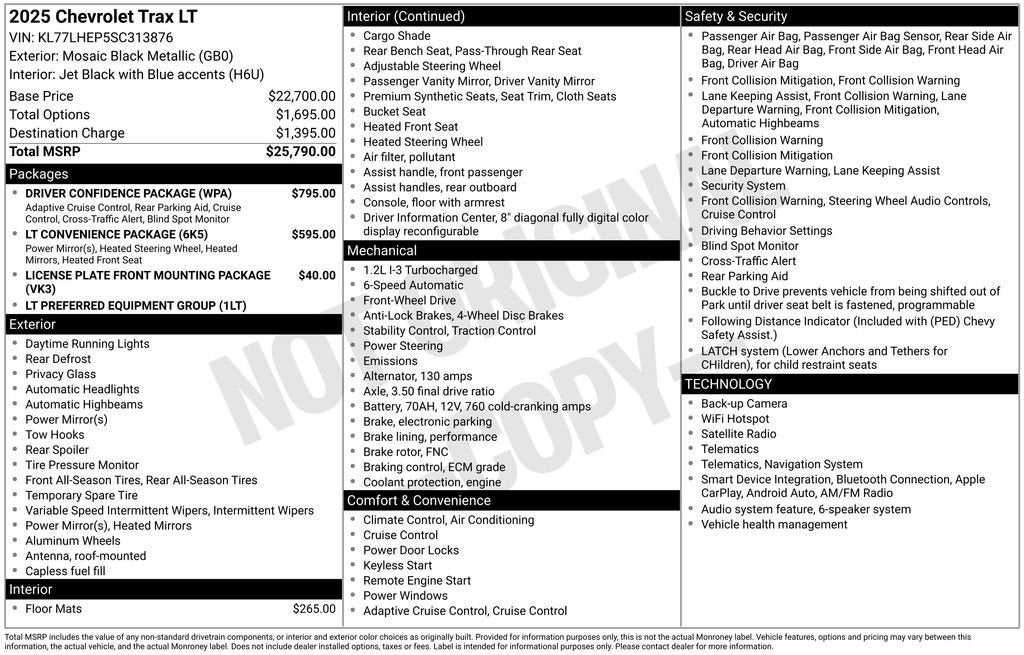 2025 Chevrolet Trax LT