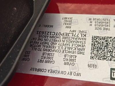 2026 Chevrolet Trax 2RS