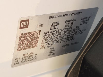 2026 Chevrolet Trax 2RS