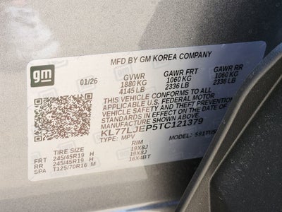 2026 Chevrolet Trax 2RS