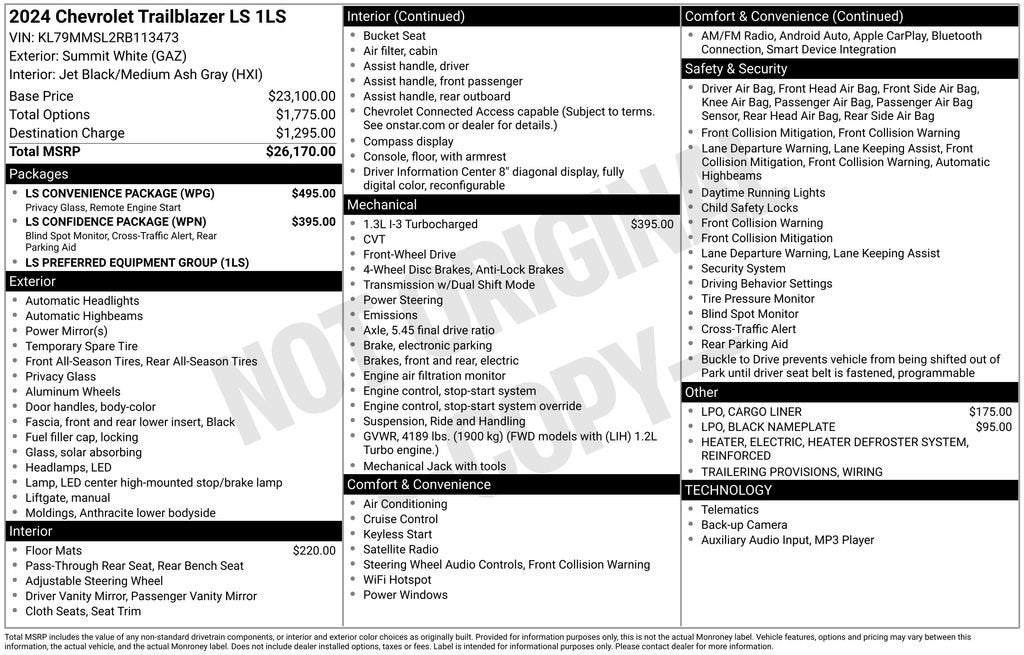 2024 Chevrolet Trailblazer LS