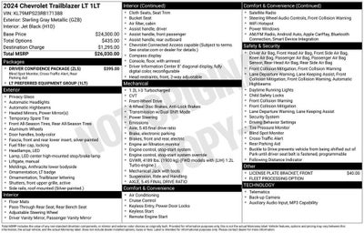 2024 Chevrolet Trailblazer LT