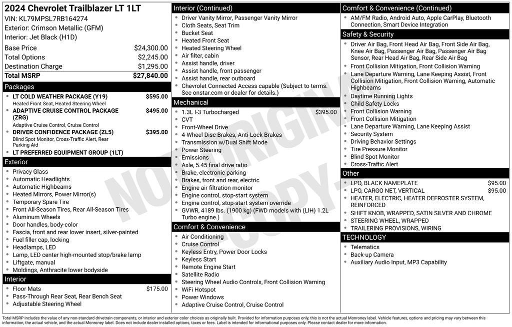 2024 Chevrolet Trailblazer LT