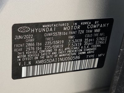 2022 Hyundai Santa Fe Hybrid Limited