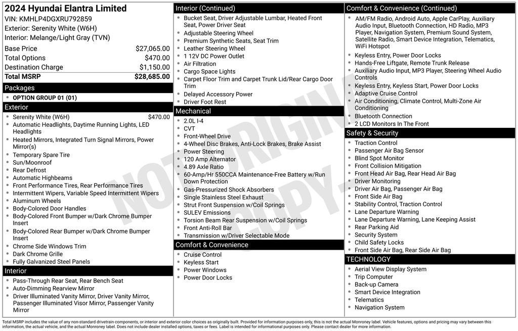 2024 Hyundai Elantra Limited