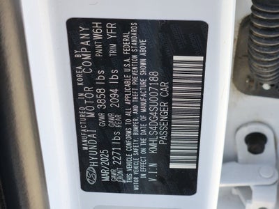 2025 Hyundai Elantra SEL Convenience