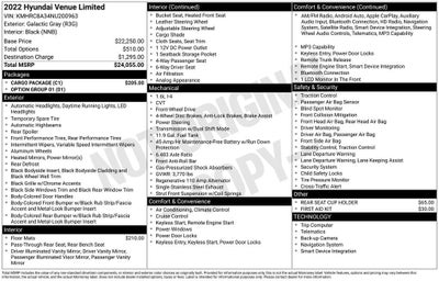 2022 Hyundai Venue Limited