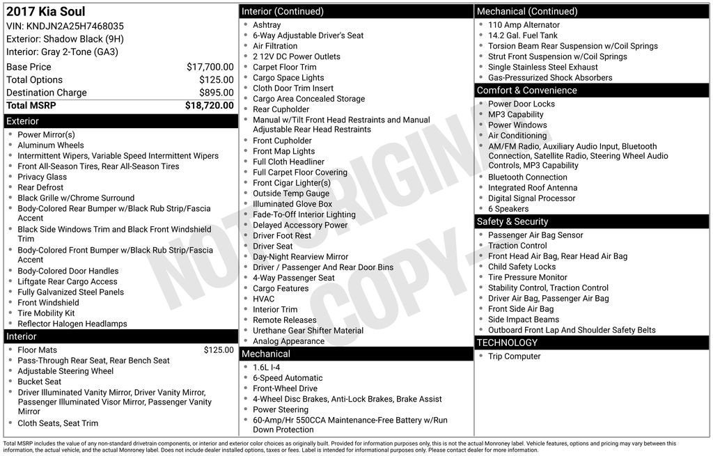 2017 Kia Soul Base
