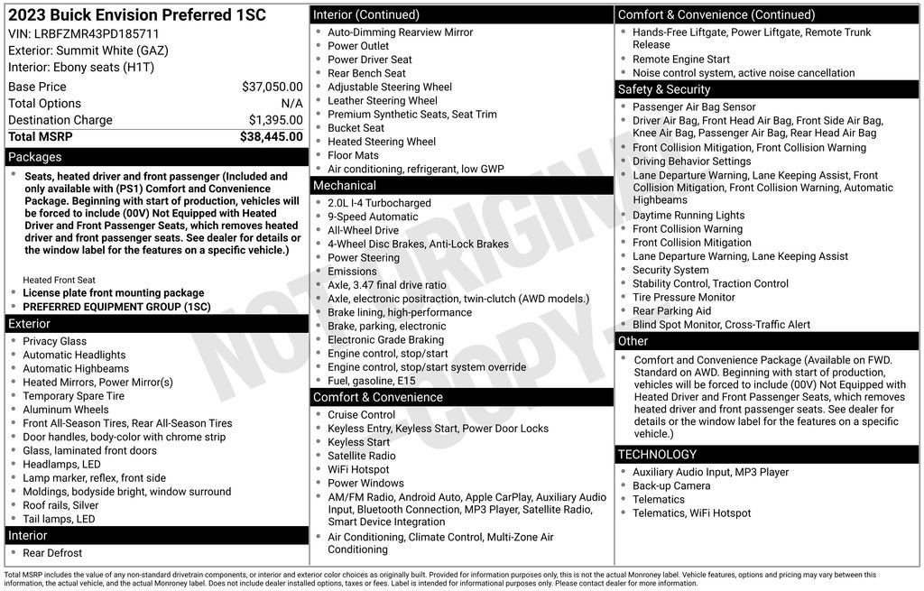2023 Buick Envision Preferred