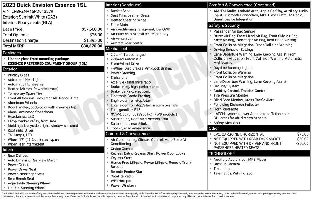 2023 Buick Envision Essence