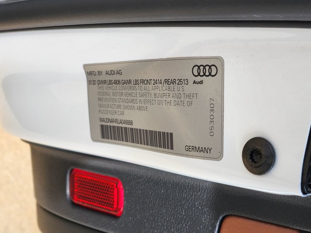 2020 Audi A4 Sedan Premium