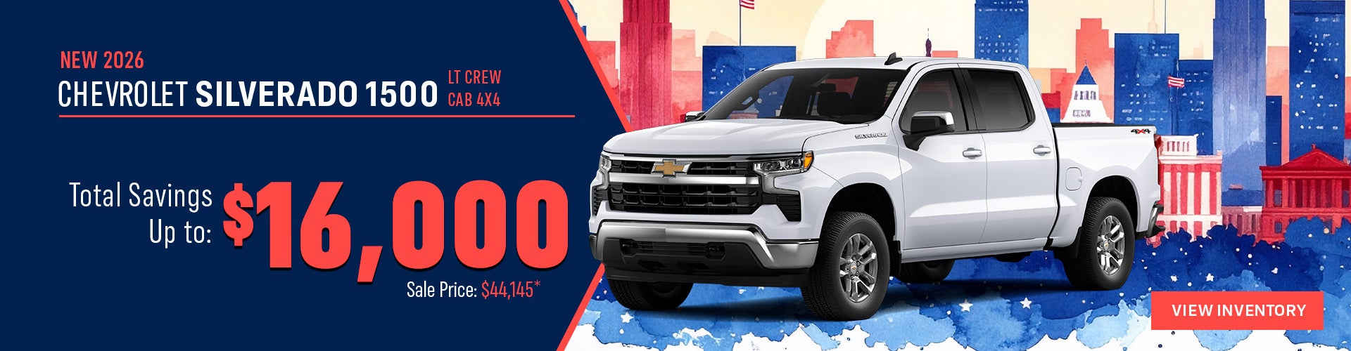 New 2026 Chevrolet Silverado 1500 LT Crew Cab 4X4
