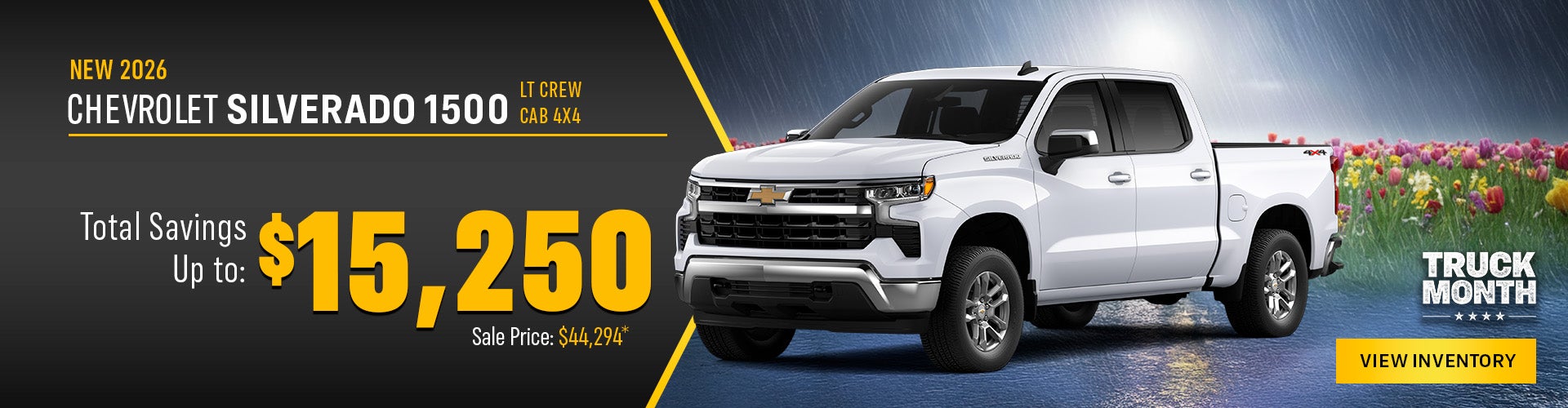 New 2026 Chevrolet Silverado 1500 LT Crew Cab 4X4