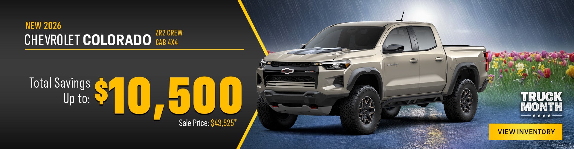 New 2026 Chevrolet Colorado ZR2 Crew Cab 4X4