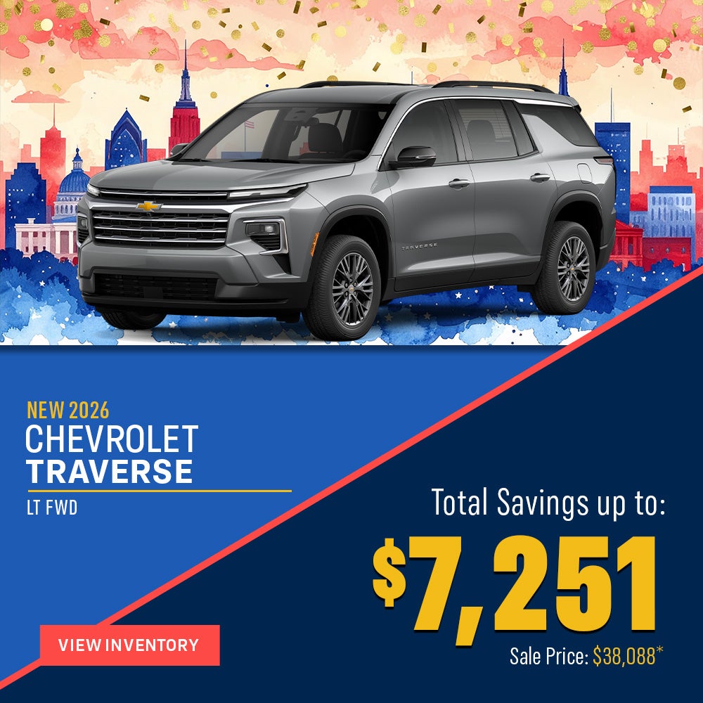 New 2026 Chevrolet Traverse LT FWD